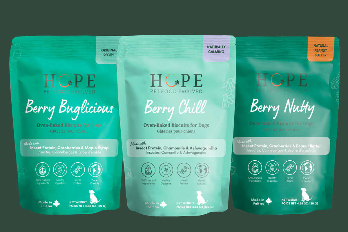 HOPE Pet Food selected for Canadian incubator